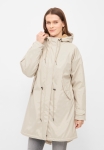 Friese Tidaholm-  Damen Regenjacke - Fog Beige Gefüttert